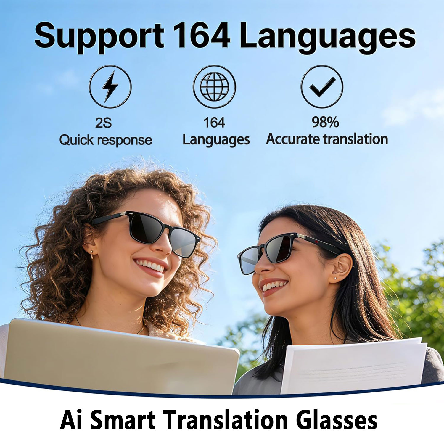Smart Audio Glasses with Real- - Audio Music Hifi reseña y precio