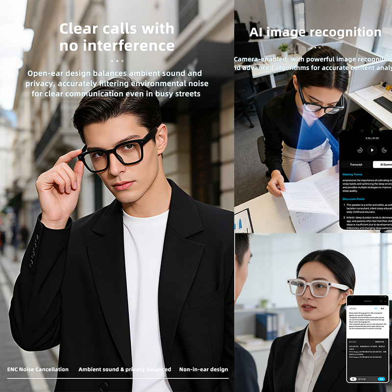 800W Smart Shooting Glasses An - Audio Music Recognition reseña y precio