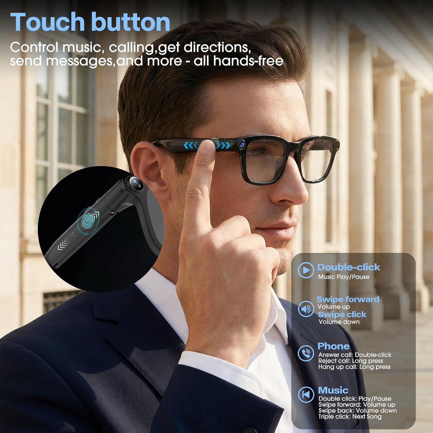 2026 New HD Smart Audio Glasse - Audio Music To Video Ai reseña y precio