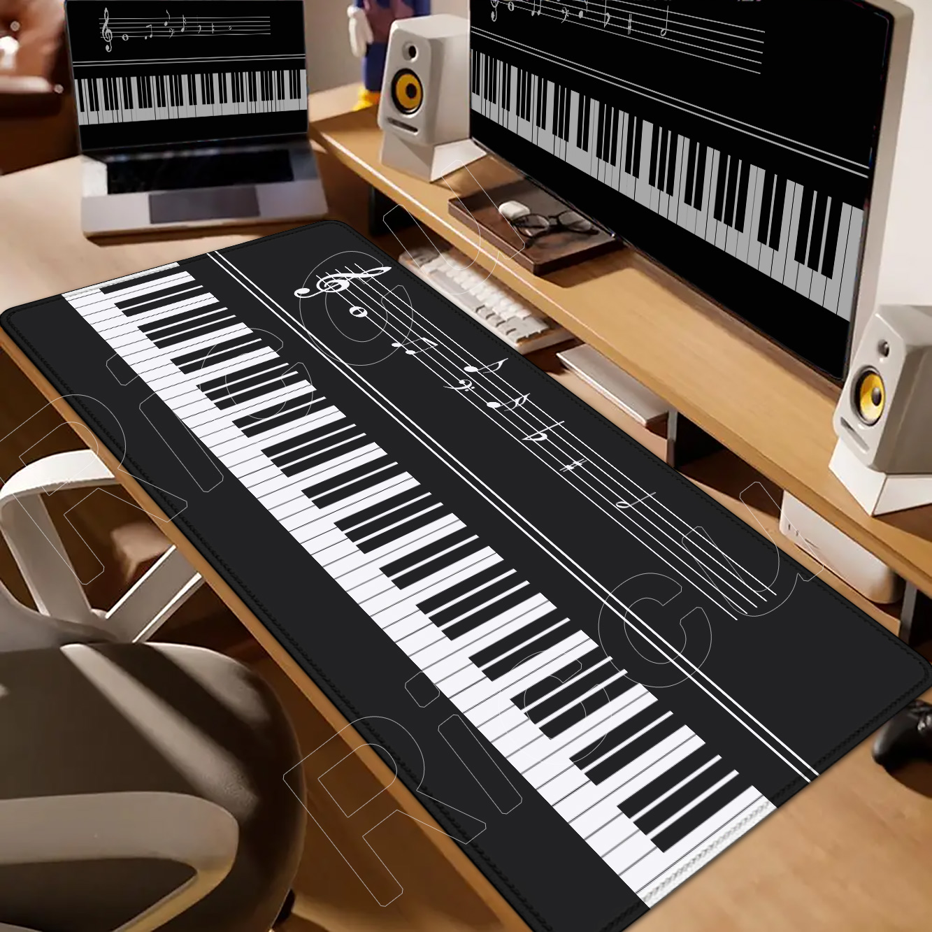New Music Notes Piano Mouse Pa - Audio Music Notes reseña y precio