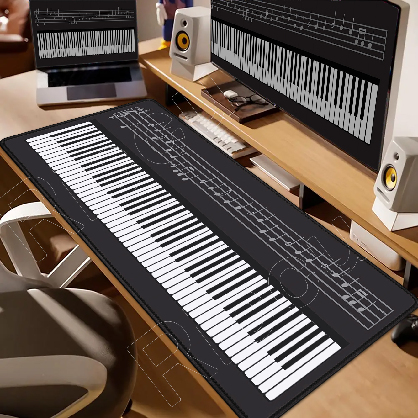 New Music Notes Piano Mouse Pa - Audio Music Notes reseña y precio