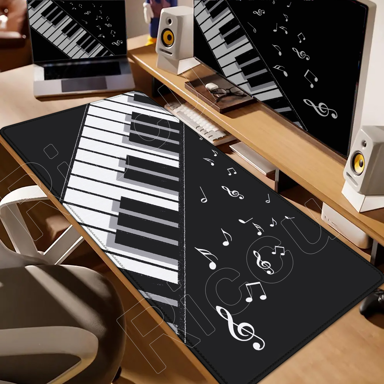 New Music Notes Piano Mouse Pa - Audio Music Notes reseña y precio
