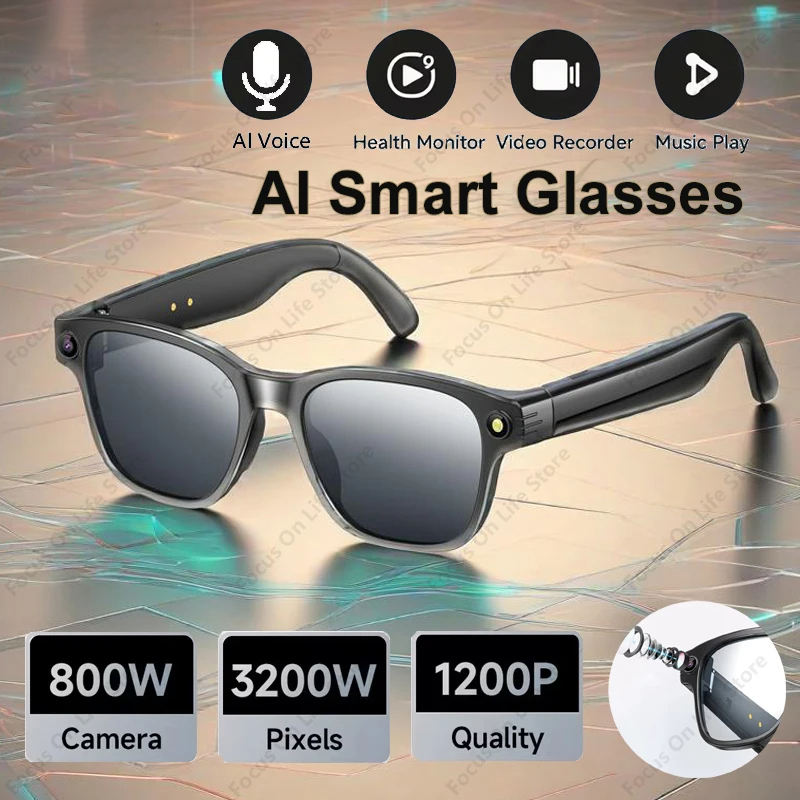 AI Smart Glasses 8 Million Cam - Audio Music To Video Ai reseña y precio