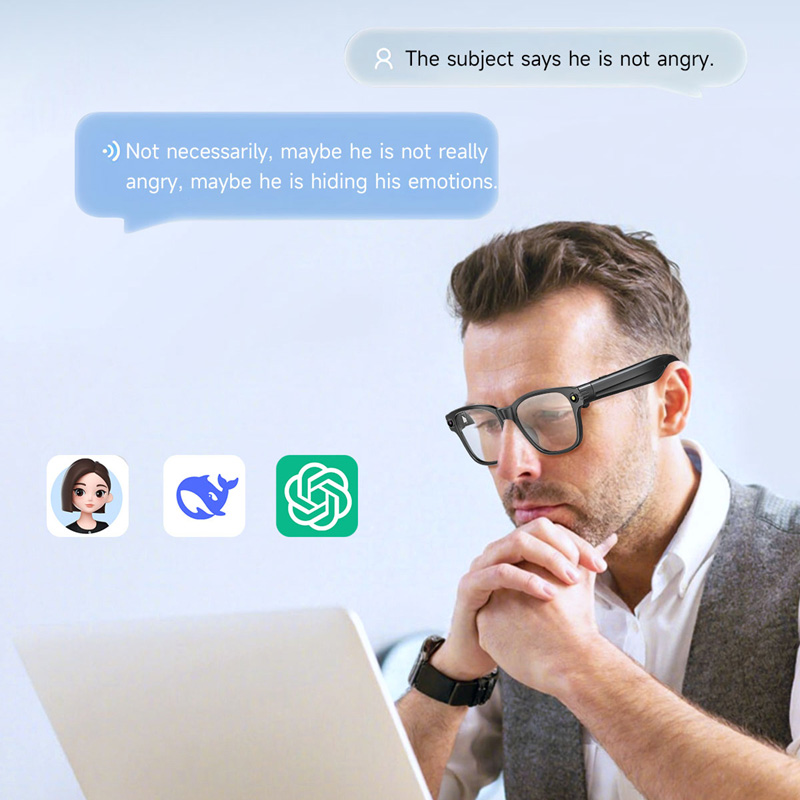 AI Smart Glasses 8 Million Cam - Audio Music To Video Ai reseña y precio
