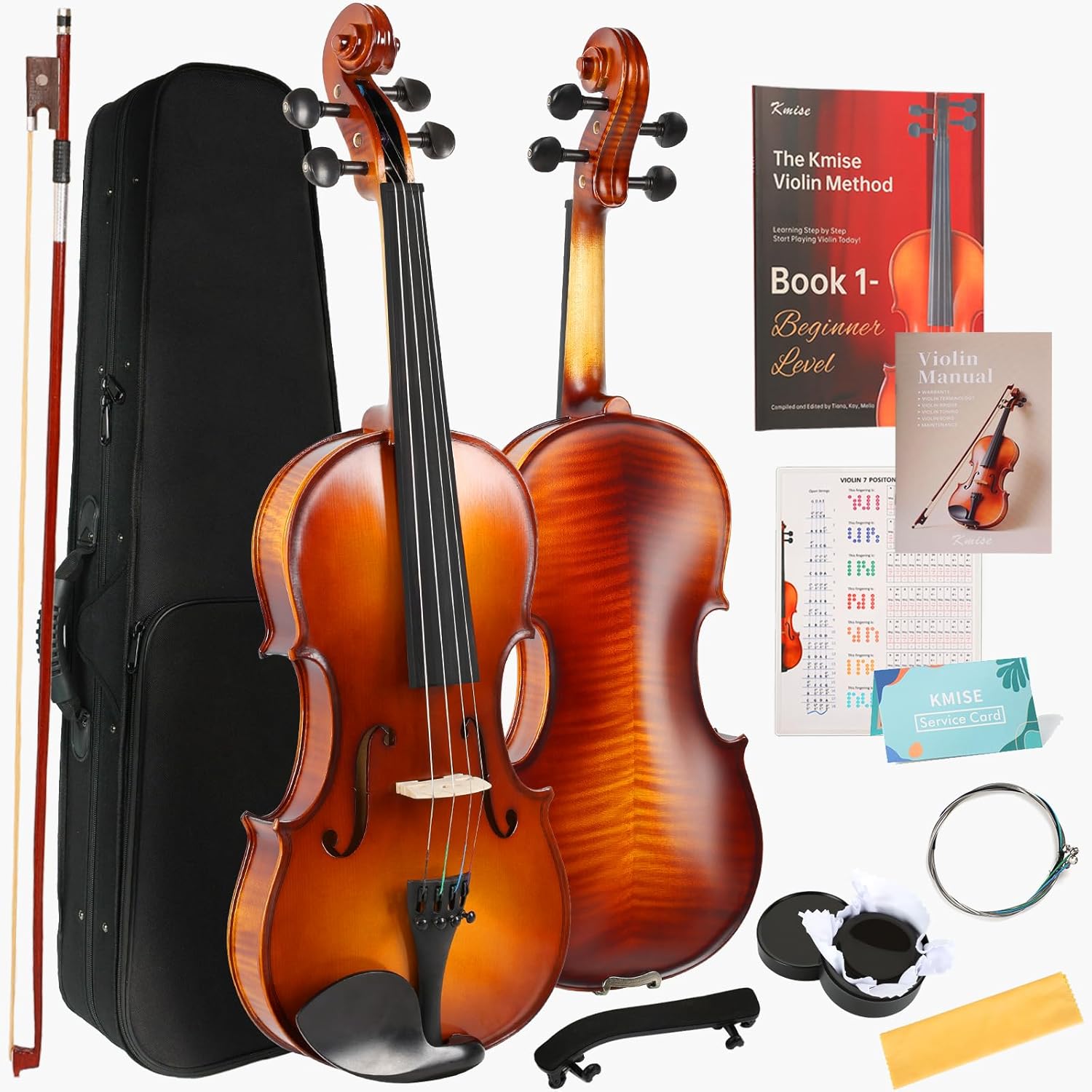 4/4 Full Size Violin Starter B - Violin Rosin Bow reseña y precio