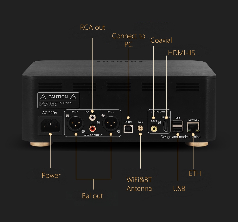 VOVOFOX-HiFi  Lossless Music P - Audio Music Hifi reseña y precio