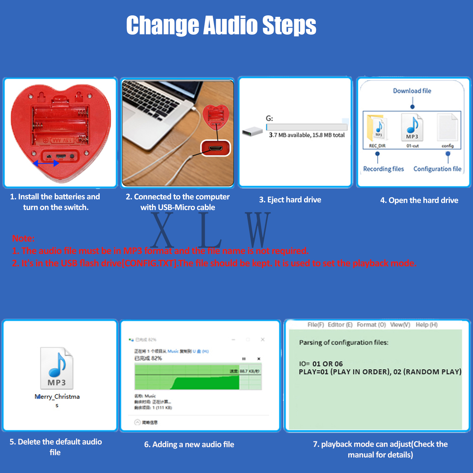 Voice Box for Xmas DIY Gifts B - Download Audio Music Player reseña y precio