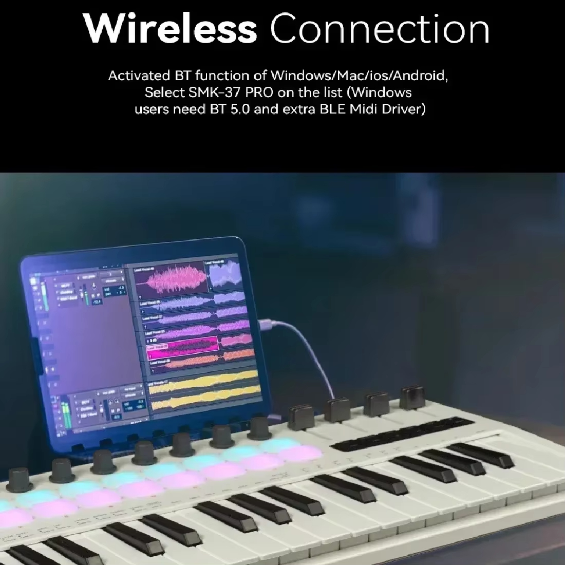 M-VAVE SMK-37 PRO MIDI Control - Midi Controller Pad reseña y precio
