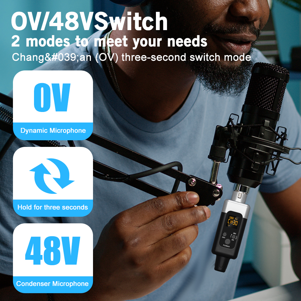 LEUS U2 UHF Wireless Microphon - Xlr Microphone Condenser reseña y precio