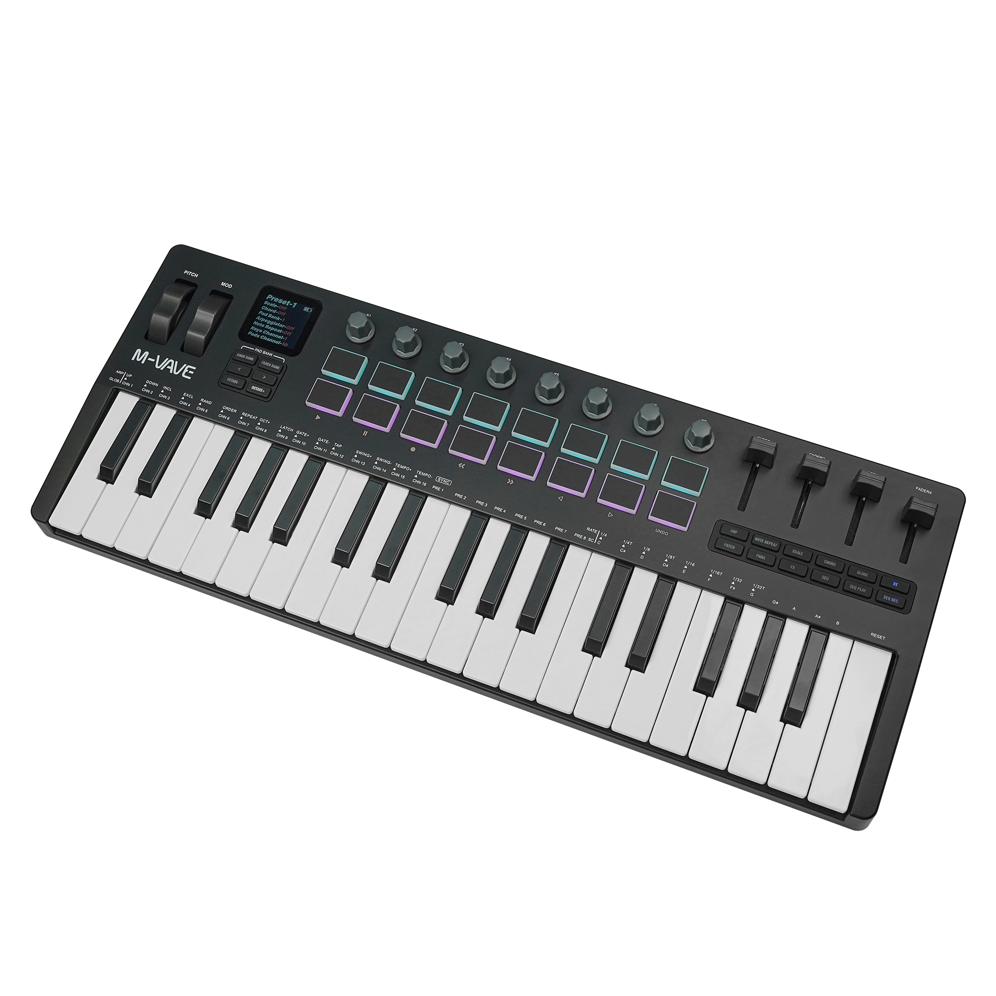 M-VAVE SMK-37 PRO 37-Key MIDI  - Midi Controller Pad reseña y precio