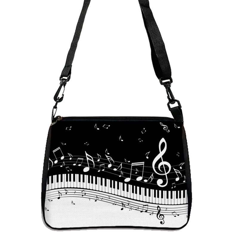 Music Note Print Handbags Wome - Audio Music Notes reseña y precio