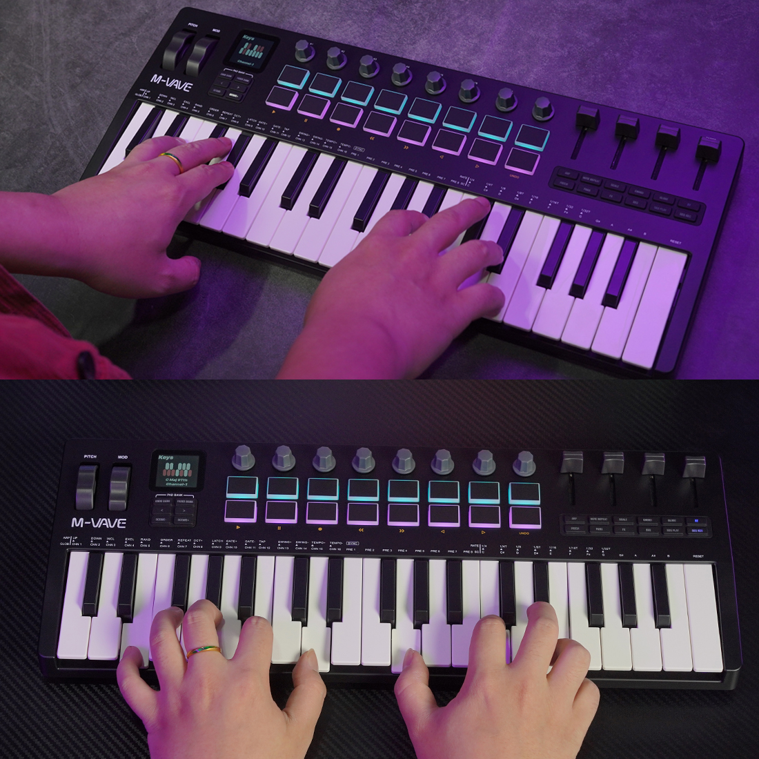 M-VAVE SMK-37 Pro 37-Key Porta - Midi Controller Pad reseña y precio