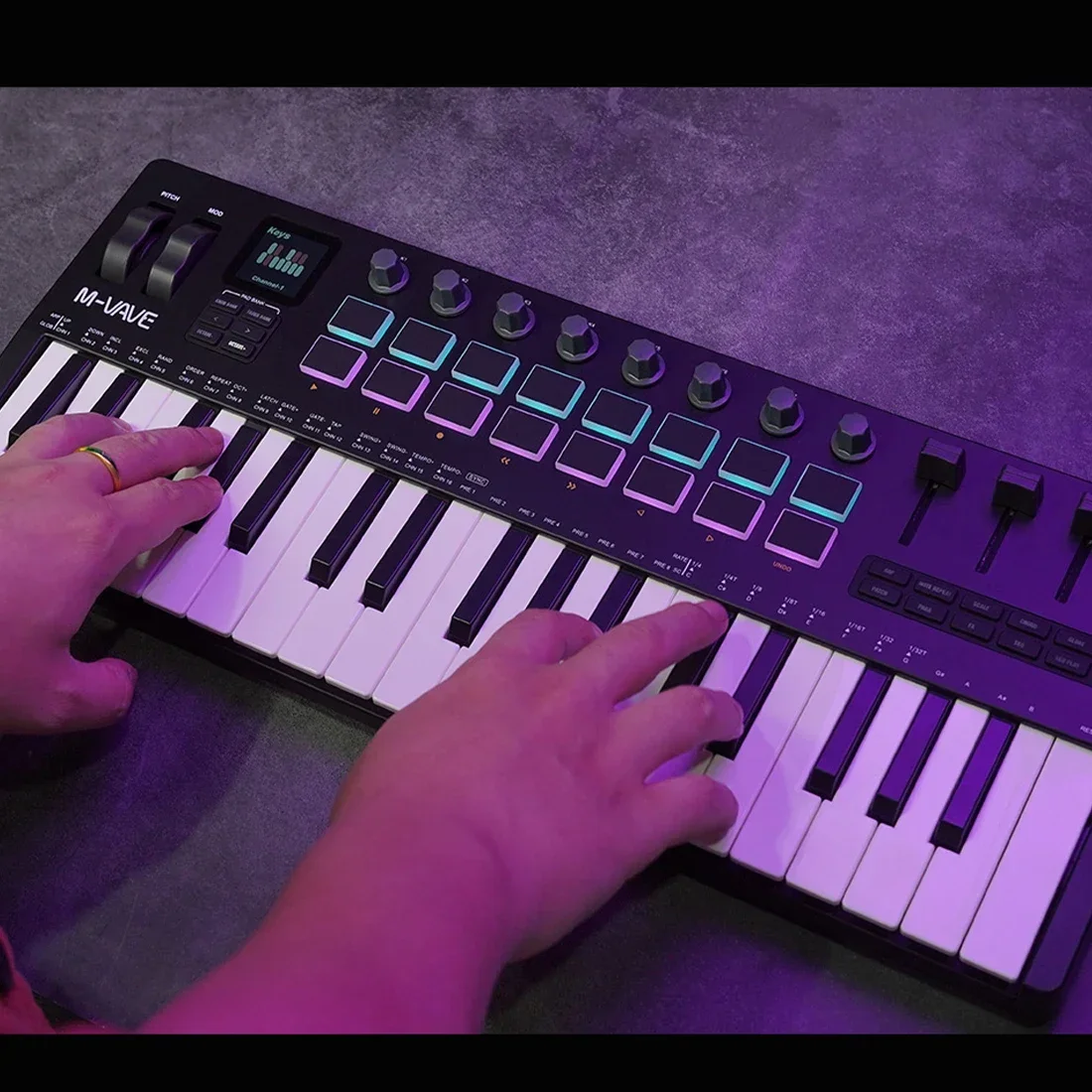 M-VAVE SMK-37 Pro 37-Key Porta - Midi Controller Pad reseña y precio