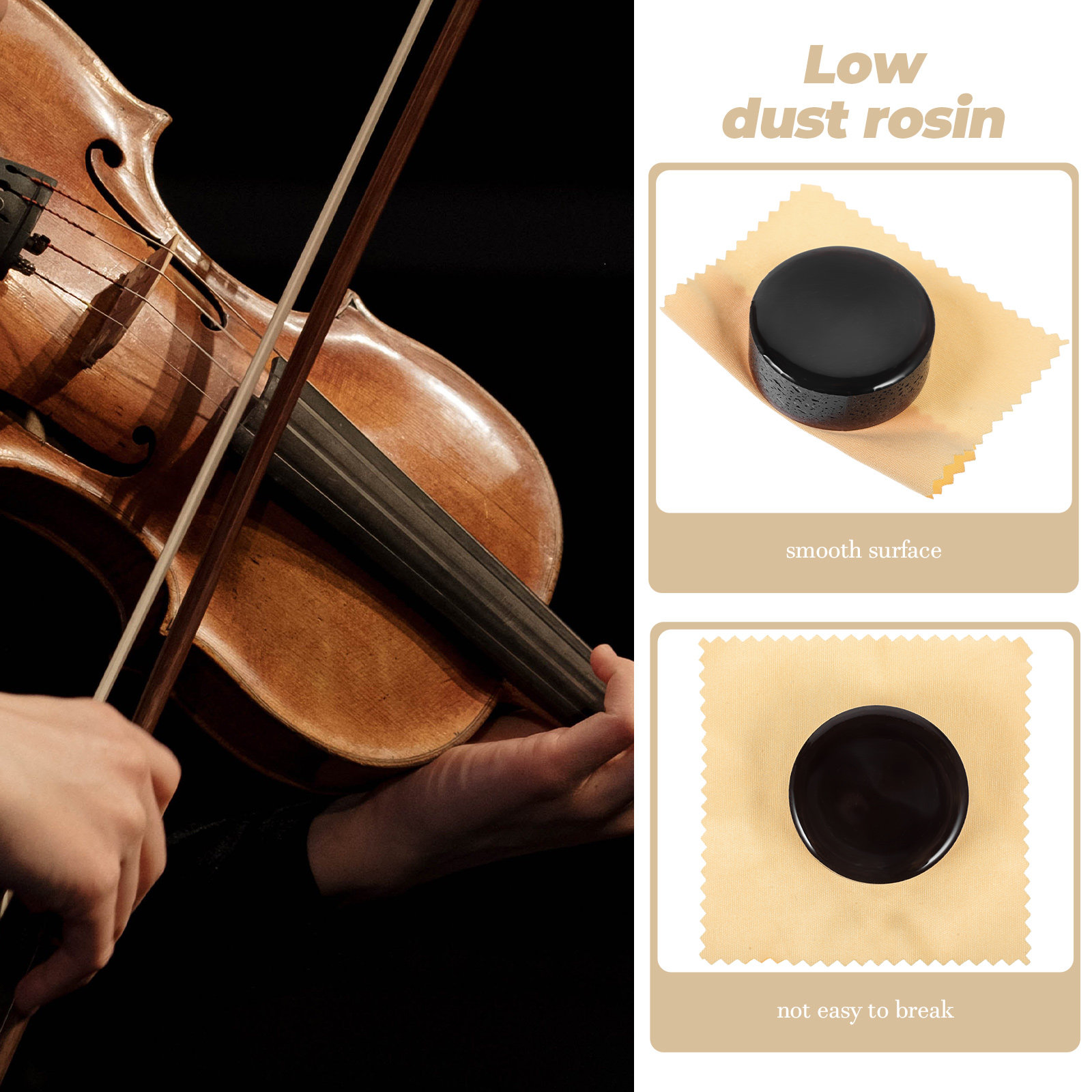 4Pcs Rosin Low Dust Profession - Violin Rosin Bow reseña y precio