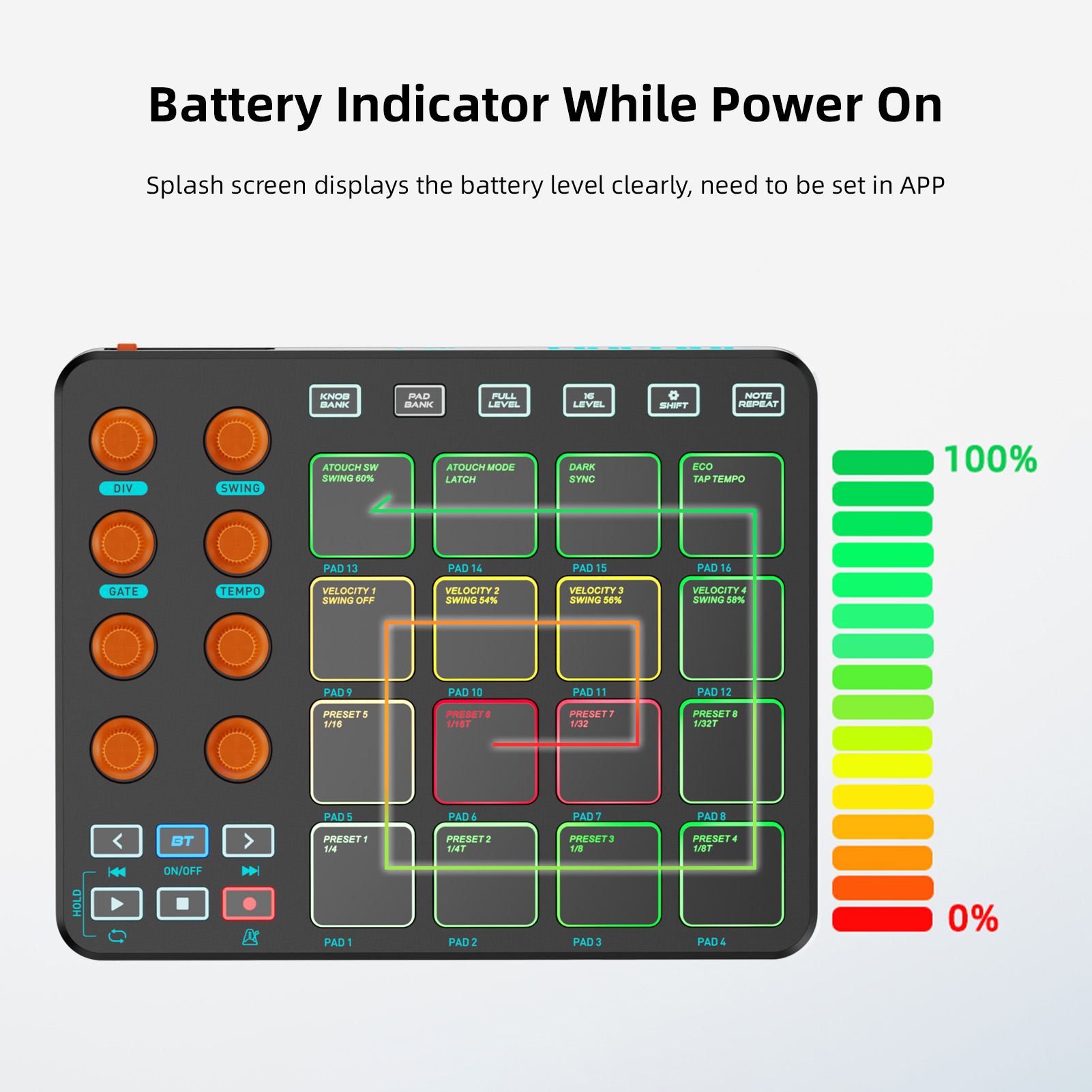MIDI Controller Wireless MIDI  - Midi Controller Pad reseña y precio